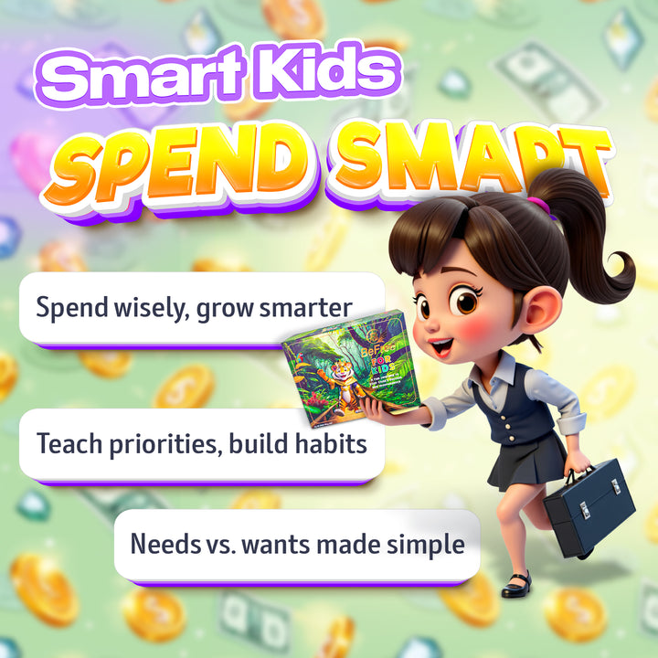 BeFree for Kids – Fun & Educational Board Game | Teach Smart Money Skills, Saving & Investing for Ages 7+